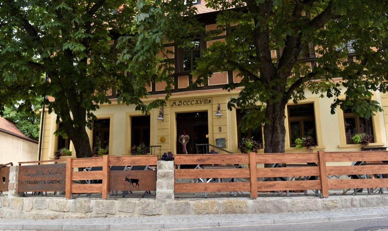 Gasthof Pension Zum Goldenen Hirschen Burgbernheim Экстерьер фото